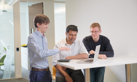 Ultrahaptics team photographed at their HQ in Bristol

Pic - Gareth Iwan Jones