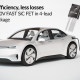 Electric car charging station, electric vehicle concept 3d rende