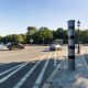 Traffic speed control in Berlin at "Grosser Stern Square" (Tiergarten district, Berlin - Germany)