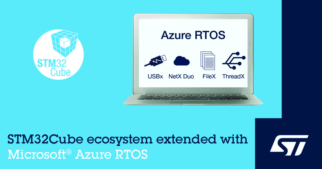 STMicroelectronics Extends Microsoft® Azure RTOS Development Across ...