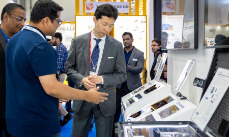 Renesas product displays at Electronica India 2024