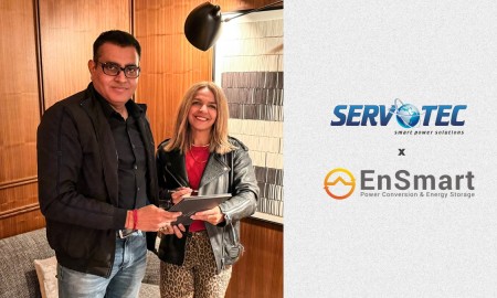 Servotech signs agreement with Ensmart Power (In Pic - Raman Bhatia, Founder and Managing Director, Servotech Power Systems Ltd. with Deniz Taner, Managing Director, Ensmart Power)